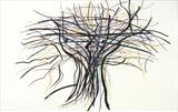 Tree Movement by Claire Meharg, Drawing, Charcoal and pencil on pergamenata